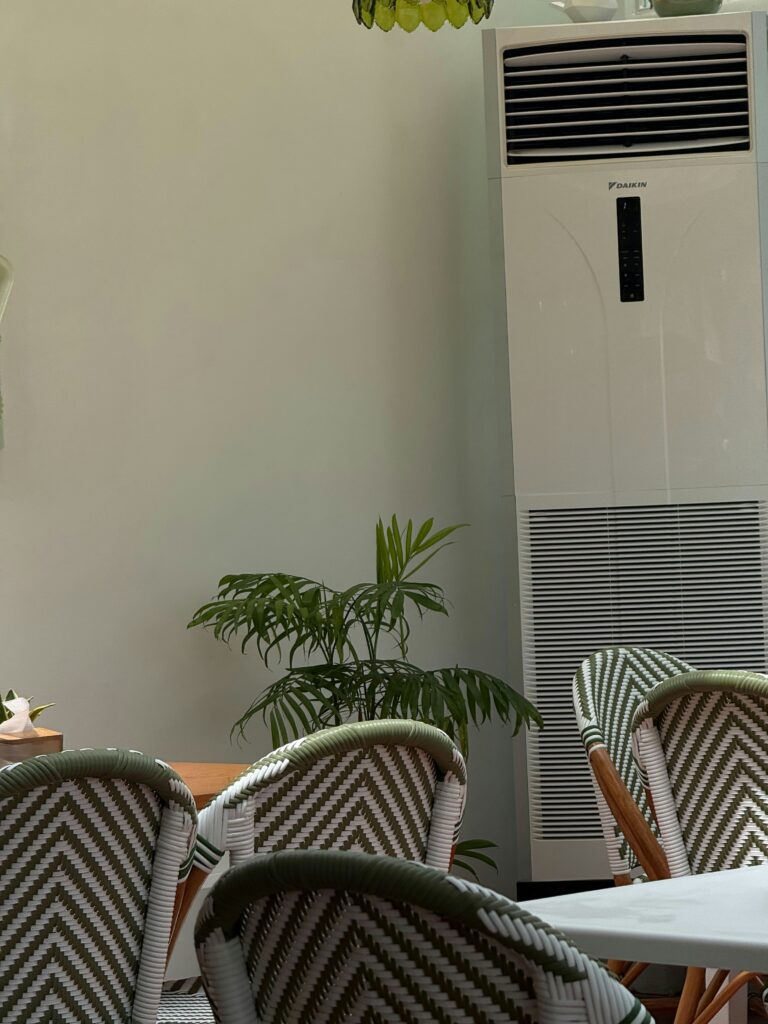 High-efficiency air conditioning unit installed inside a Harlingen, TX home